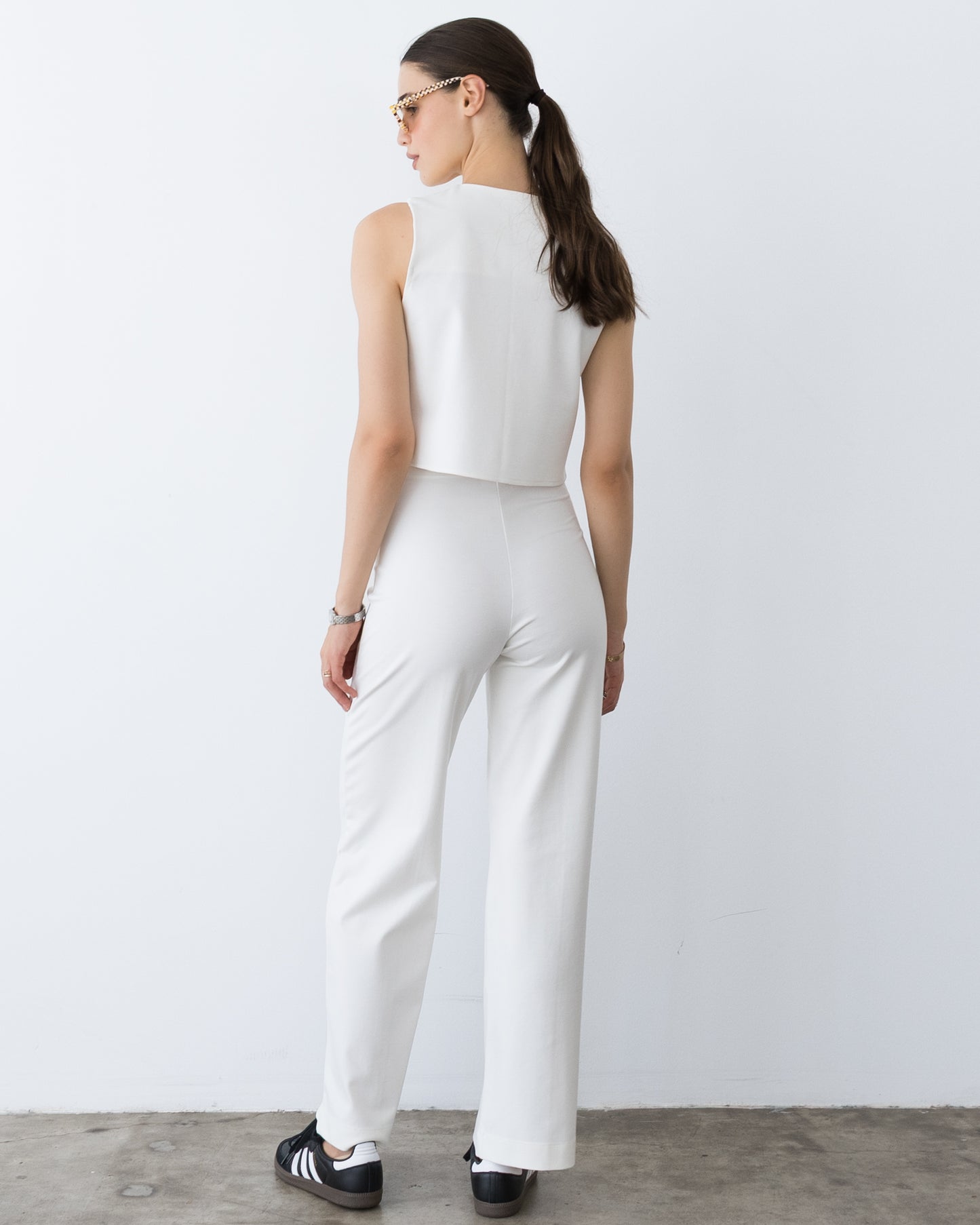 Off-White Ponte Knit Vest