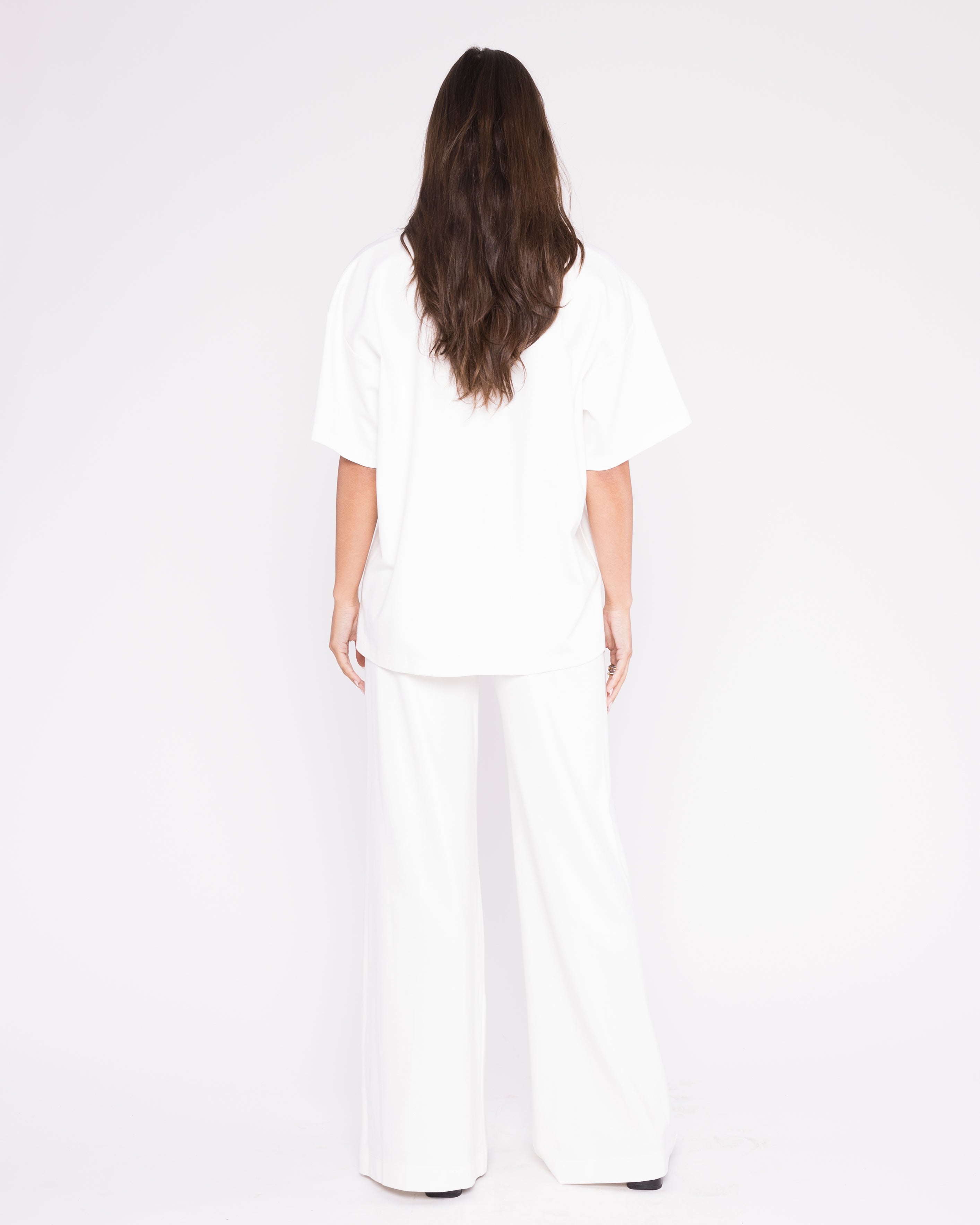 Off-White Ponte Knit Big Shirt