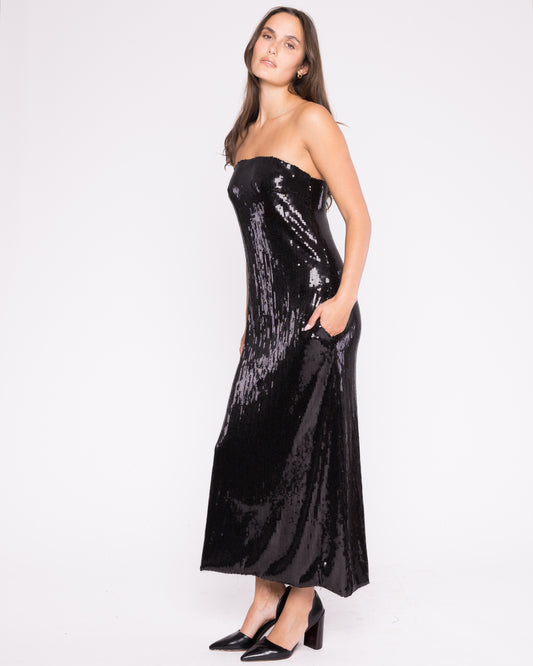Black Sequin Perfect Dress