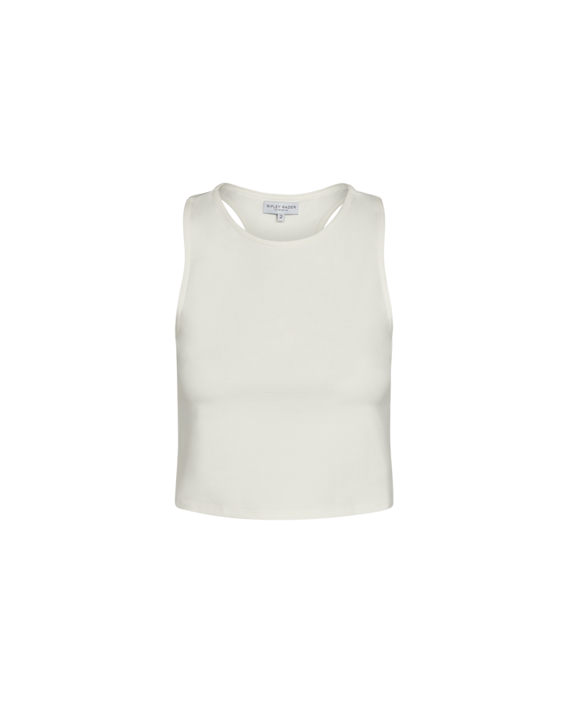 Off-White Ponte Knit Tank Top | Ripley Rader