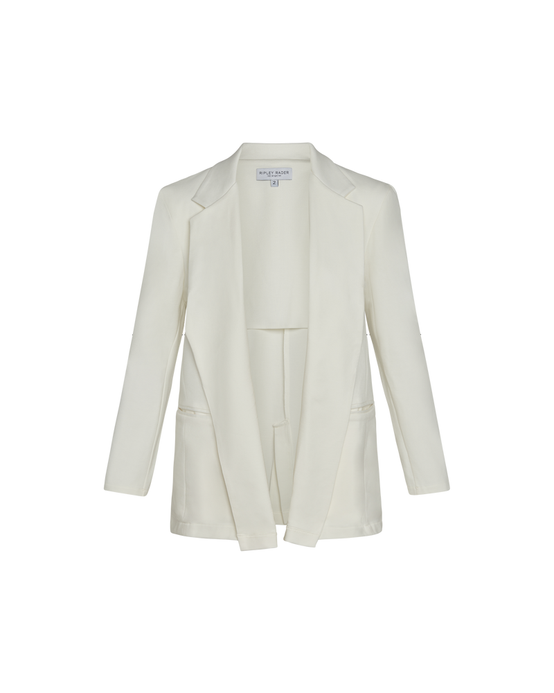 OffWhite Ponte Knit Oversized Blazer Ripley Rader