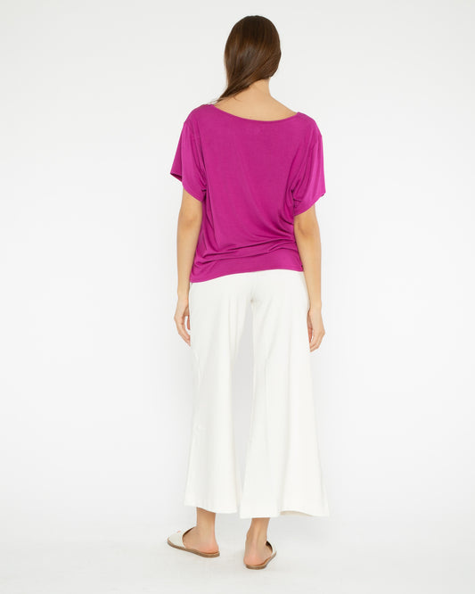 Hot Pink Everyday V Neck