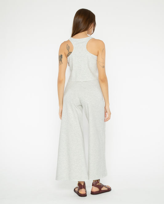 Heather Grey Ponte Knit Tank Top