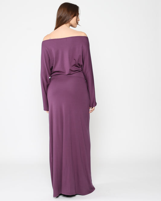 Mulberry Jersey Cool Girl Dress