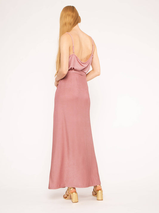 Dusty Rose Slinky Slip Top