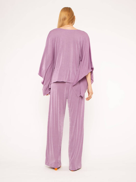 Lavender Slinky Caftan Top