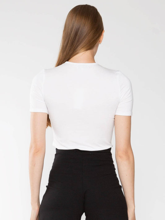 White Fitted T-Shirt