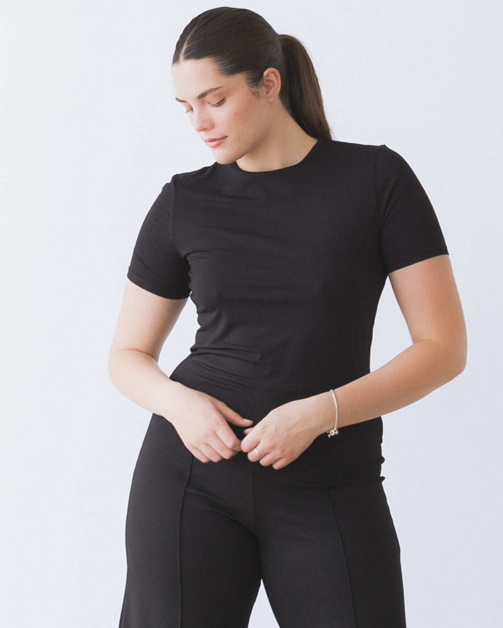 Black Fitted T-Shirt
