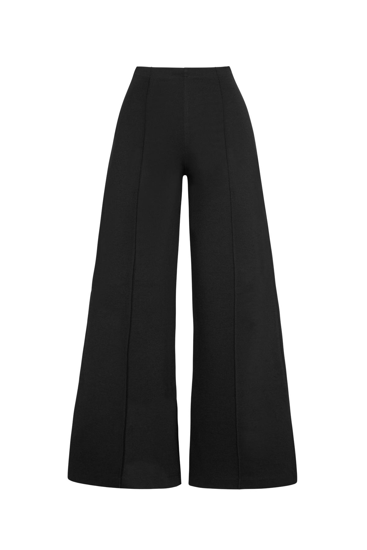 Ladies' Ponte Knit Pant - Black