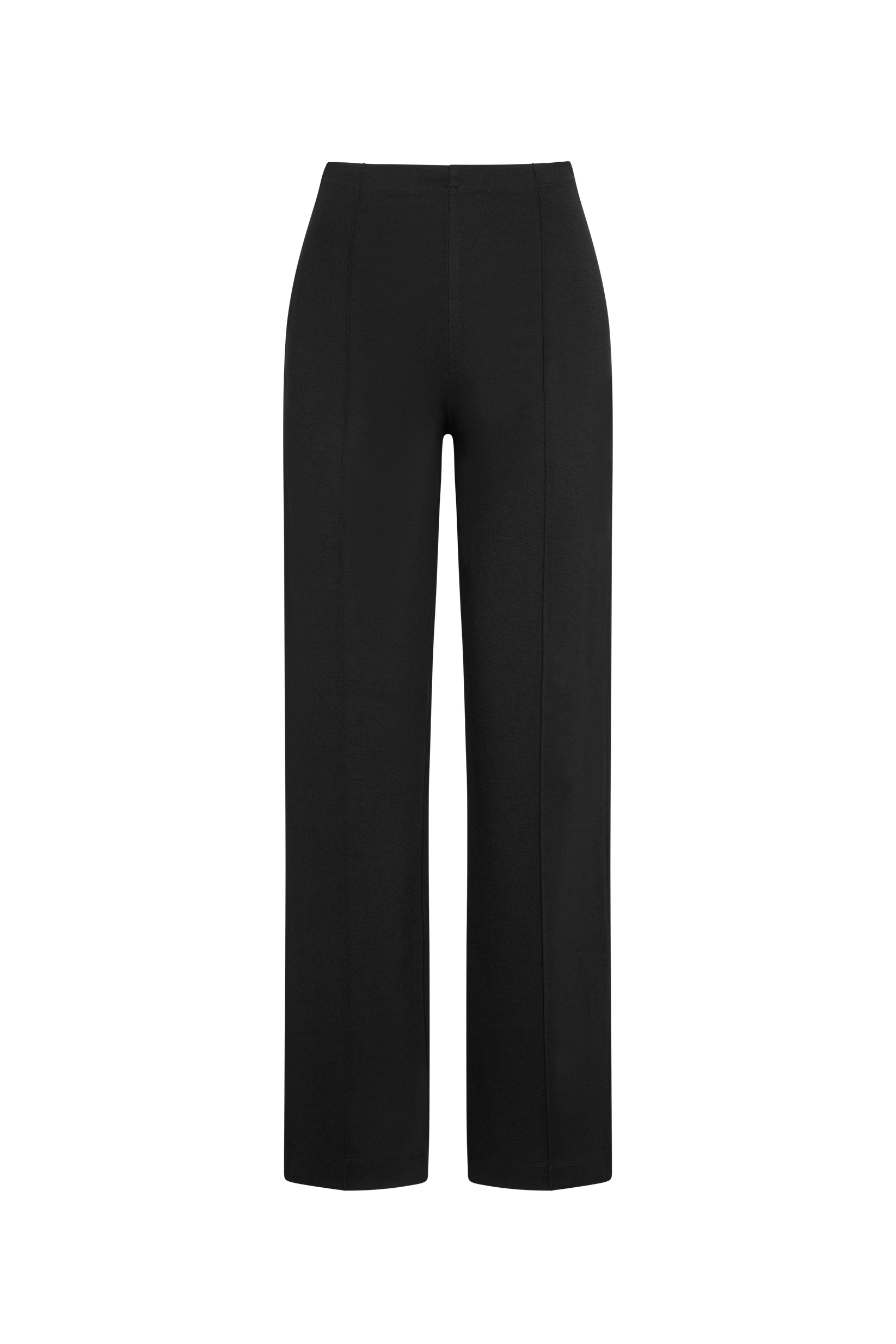 Black Ponte Knit Straight Leg Pant Ripley Rader — free download