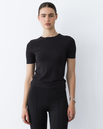 Black Fitted T-Shirt