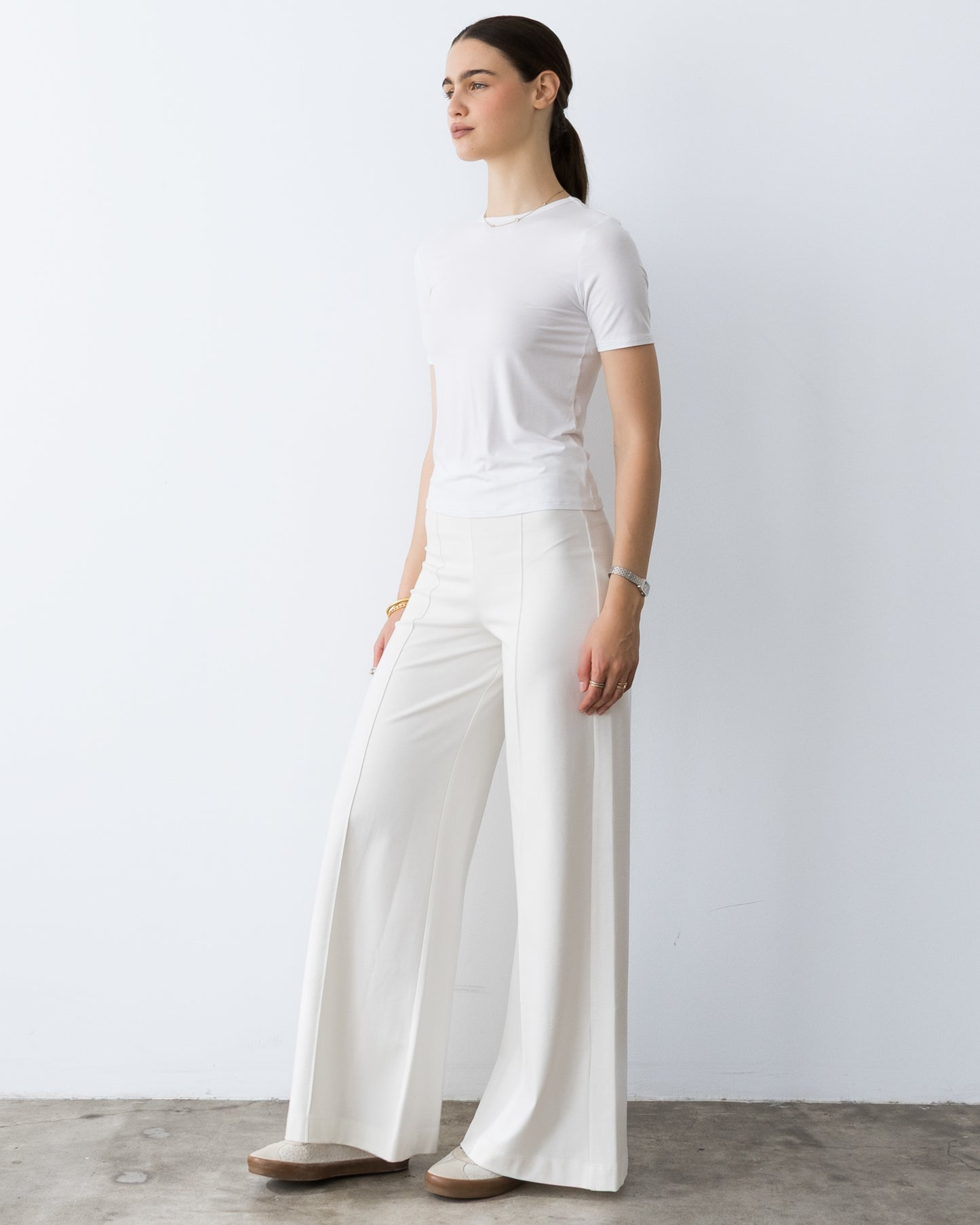White Fitted T-Shirt