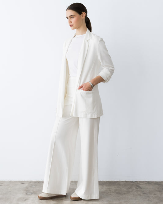 Off-White Ponte Knit Oversized Blazer