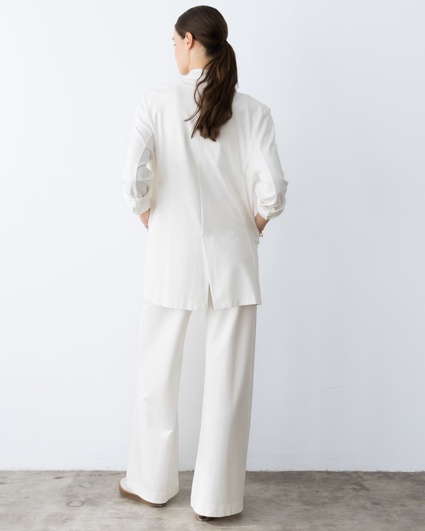 Off-White Ponte Knit Oversized Blazer