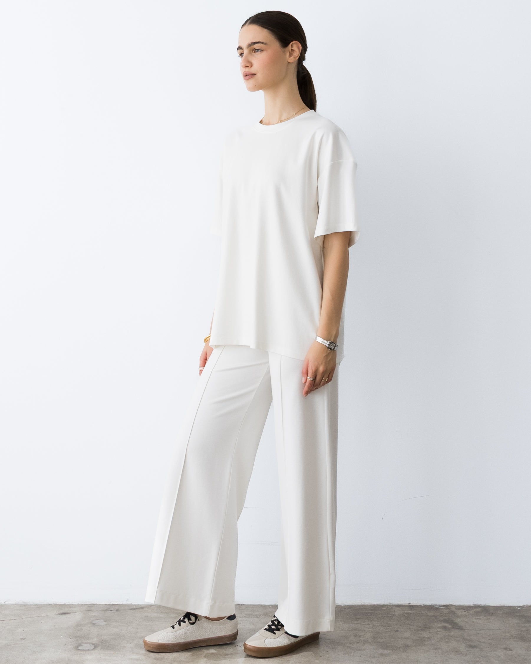 Off-White Ponte Knit Big Shirt