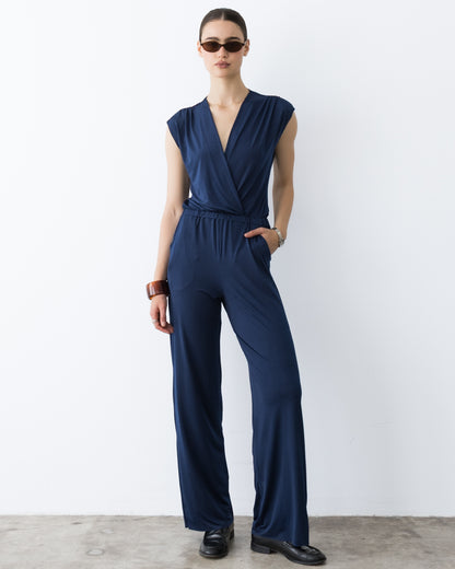 Navy Jumpsuit - Classic