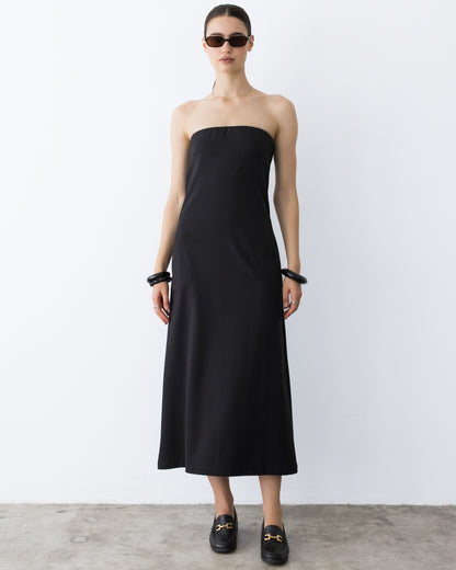 Black Ponte Knit Perfect Dress