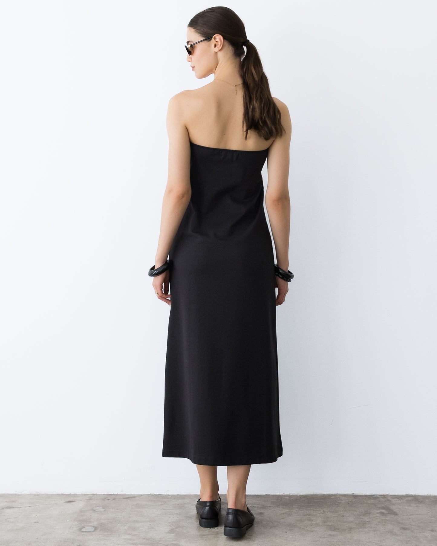 Black Ponte Knit Perfect Dress