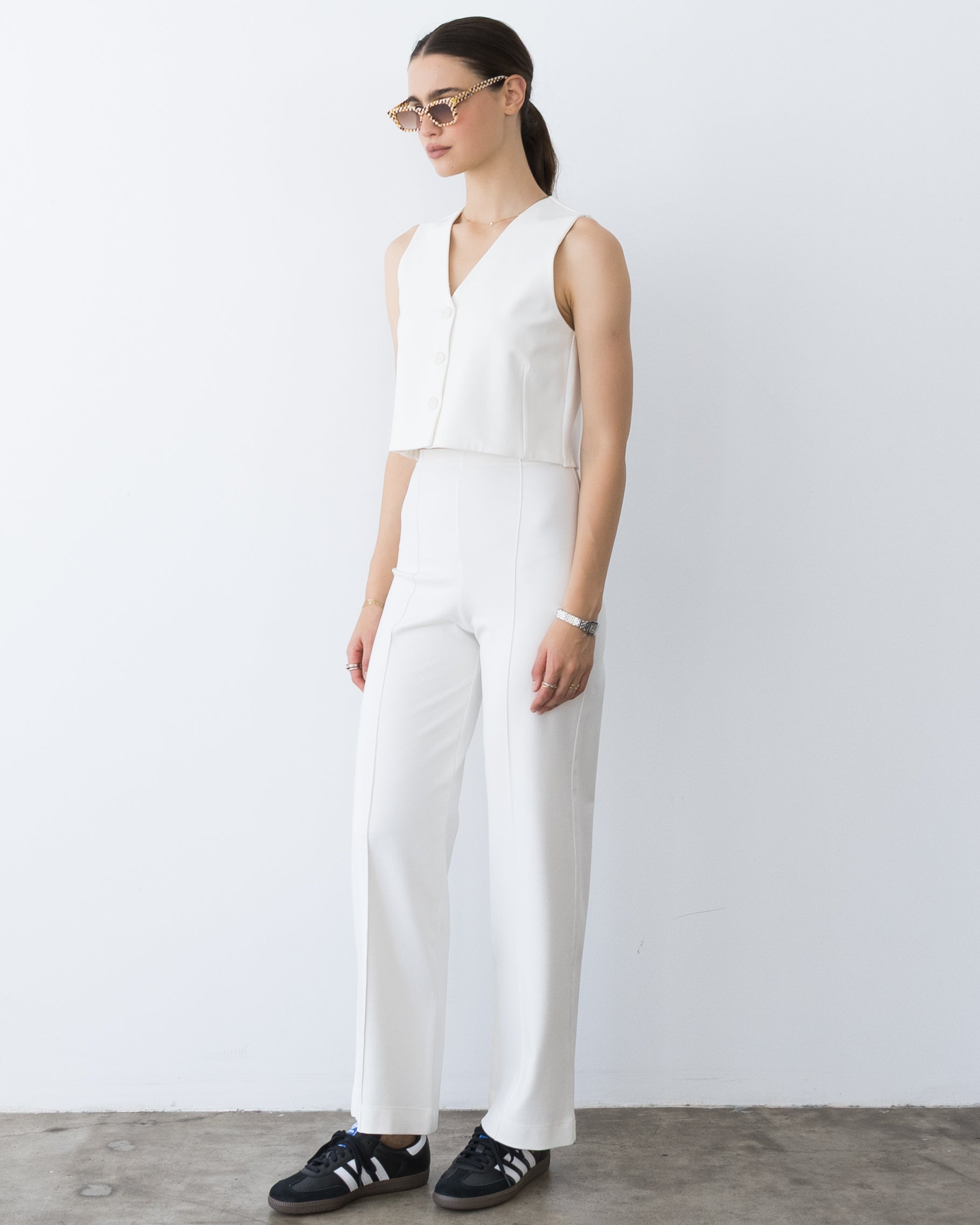 Off-White Ponte Knit Vest
