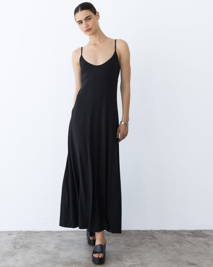 Black Jersey Trinity Dress