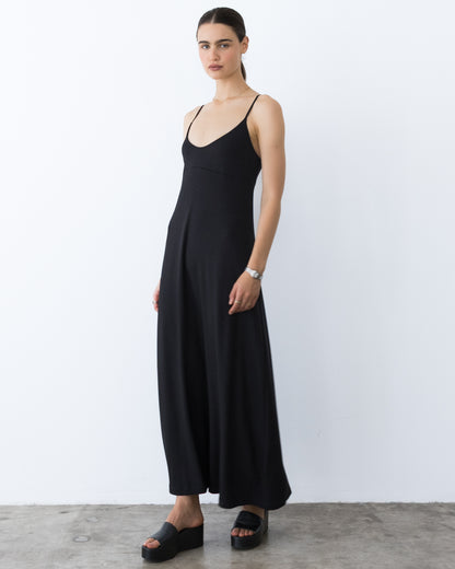 Black Jersey Trinity Dress