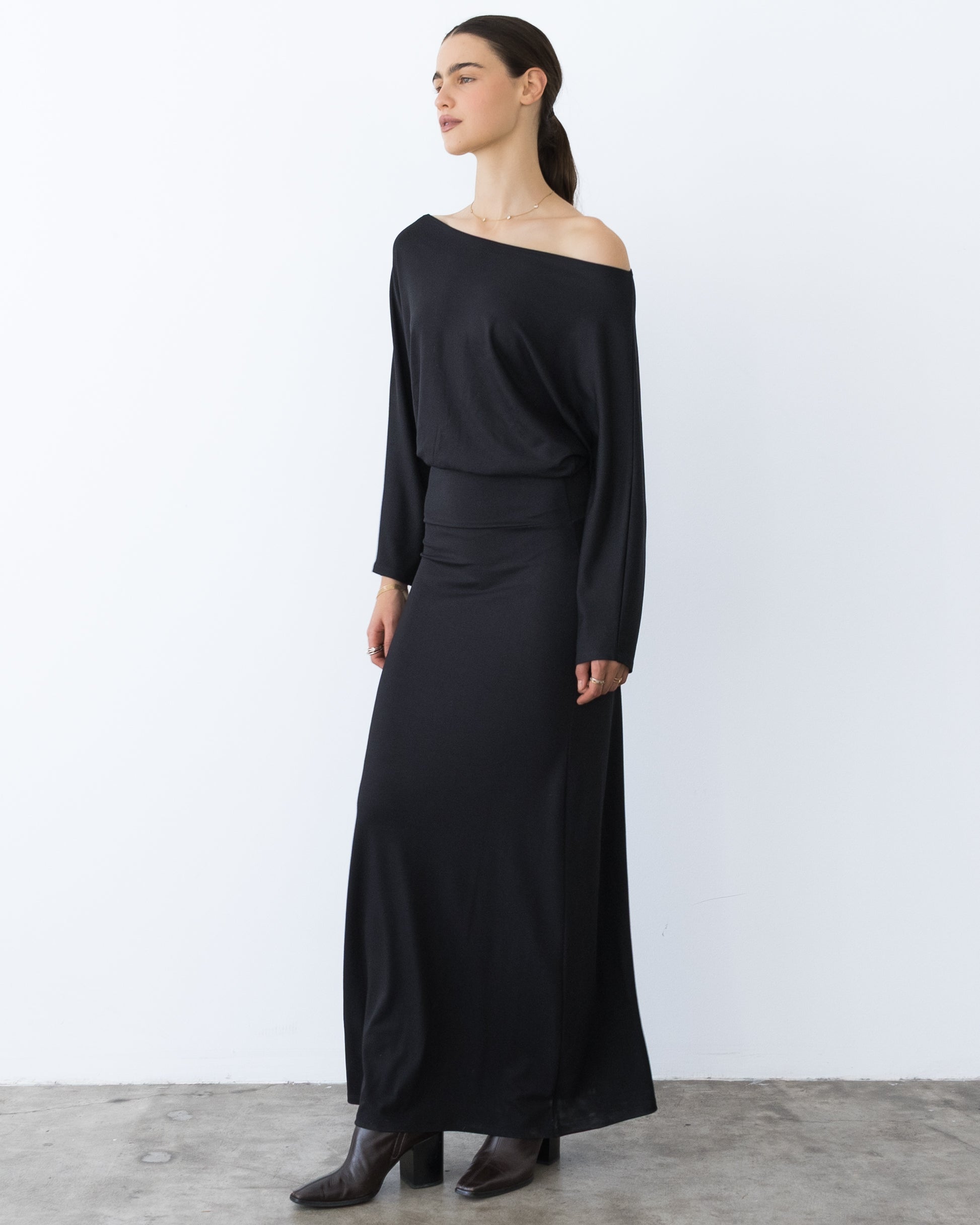 Black Jersey Cool Girl Dress