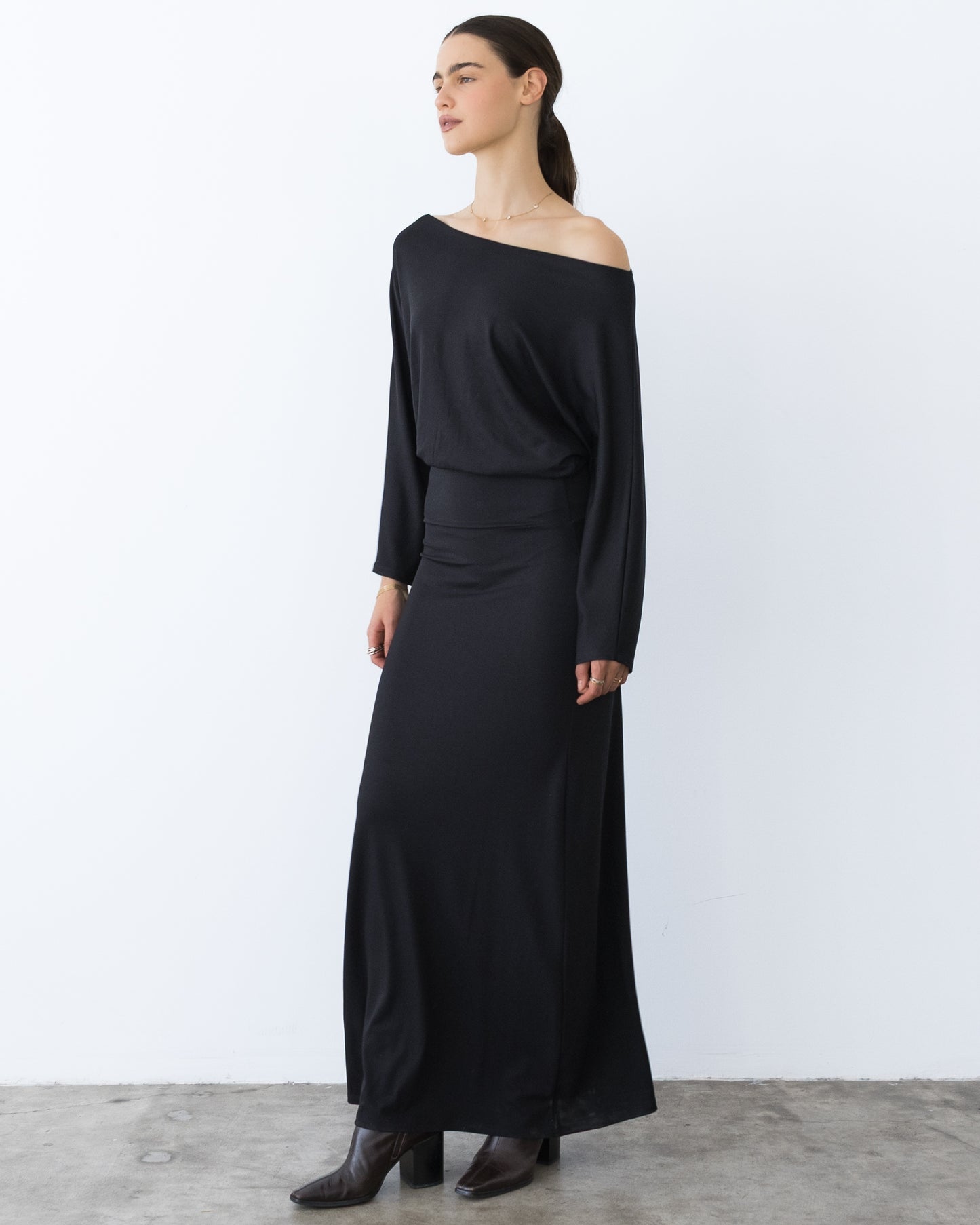 Black Jersey Cool Girl Dress