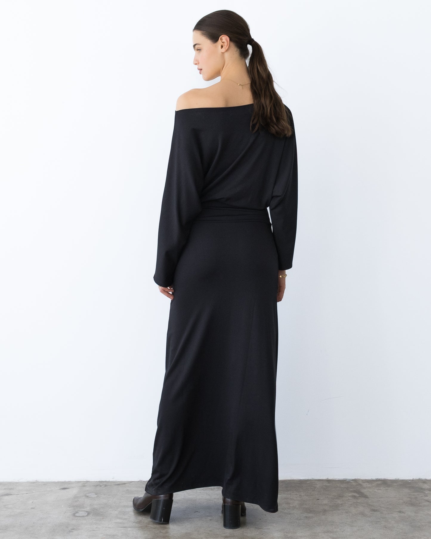 Black Jersey Cool Girl Dress