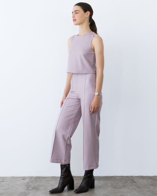 Lilac Vegan Leather Tank Top