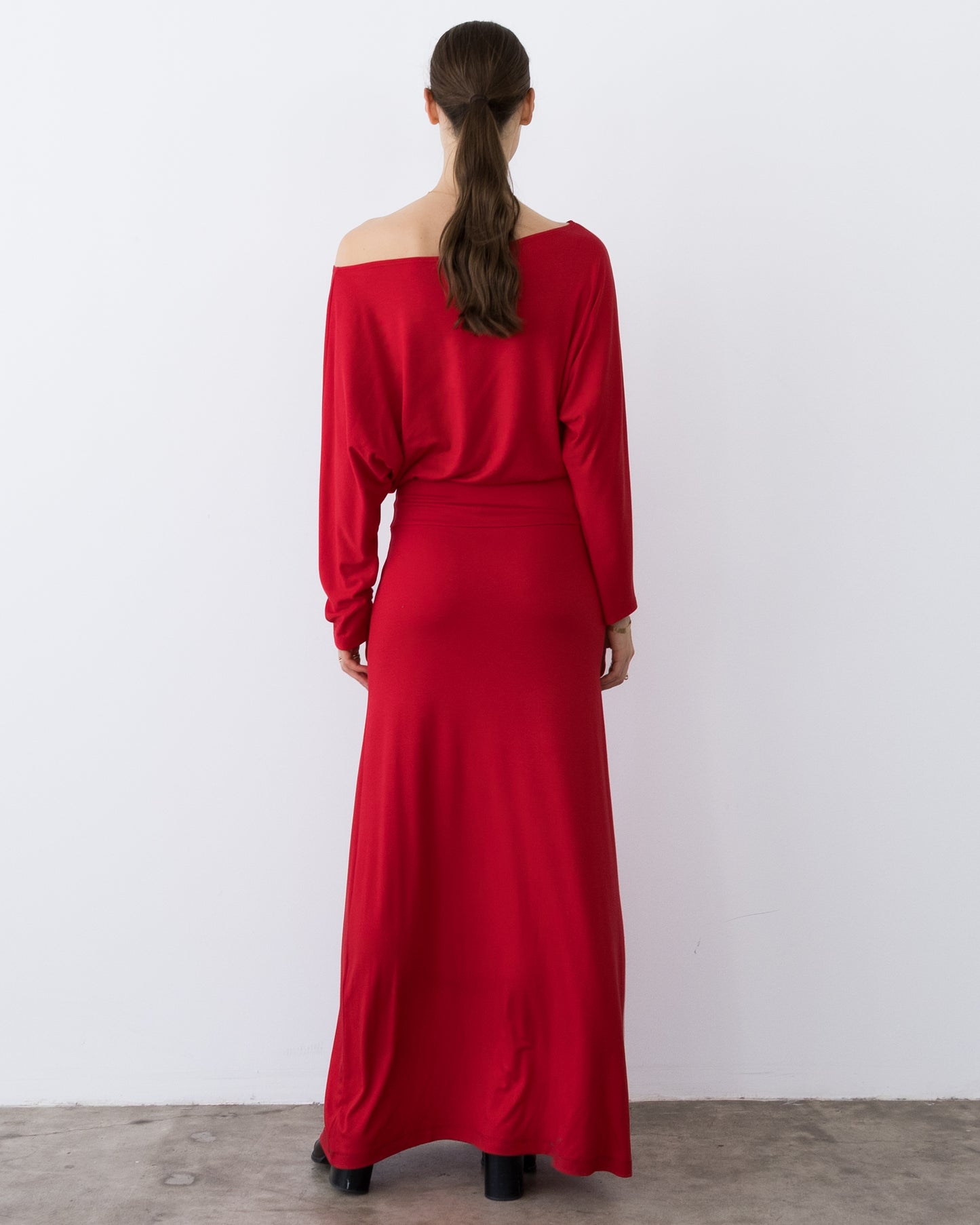 Red Jersey Cool Girl Dress
