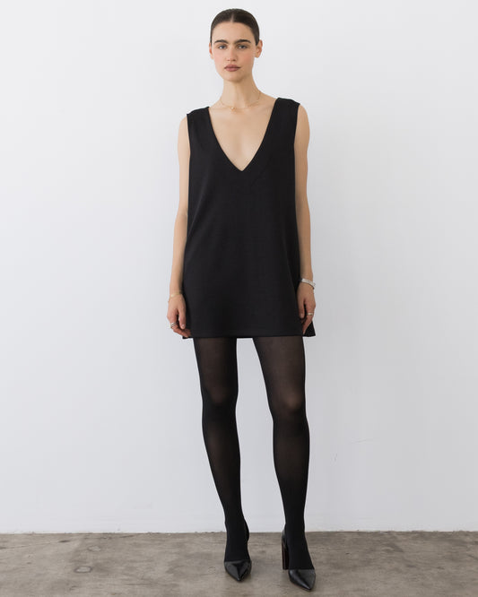 Black Scuba Party Dress