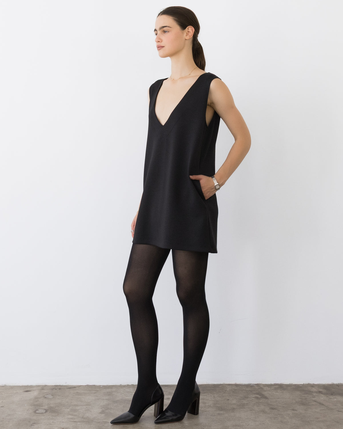 Black Scuba Party Dress