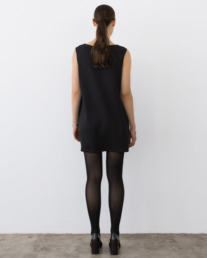 Black Scuba Party Dress