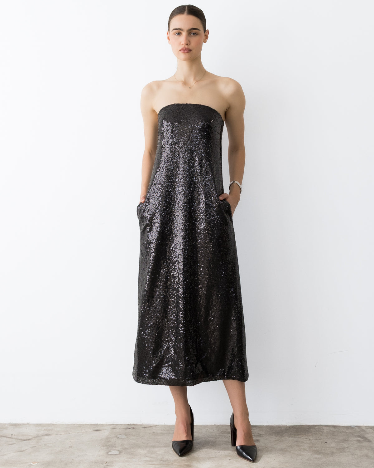 Black Sequin Perfect Dress