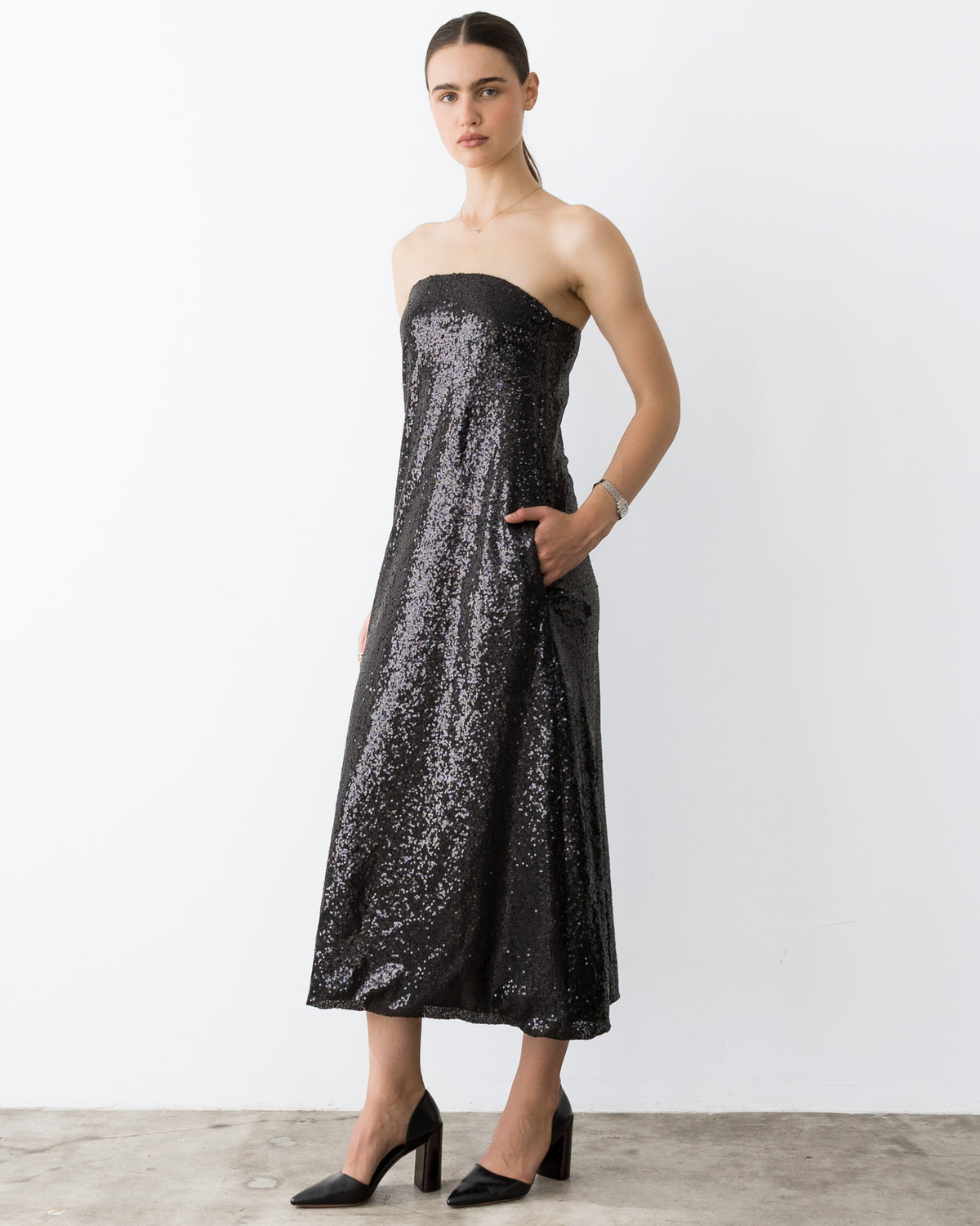 Black Sequin Perfect Dress
