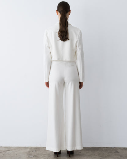 Off-White Ponte Knit Boxy Blazer – view 4
