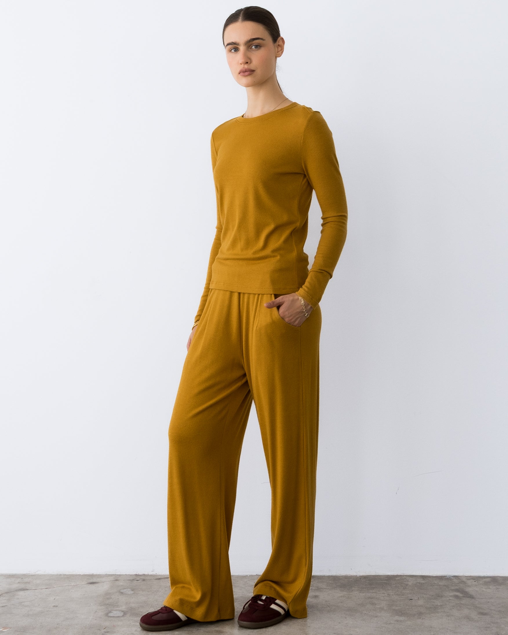 Saffron Sweater Knit Lounge Pant