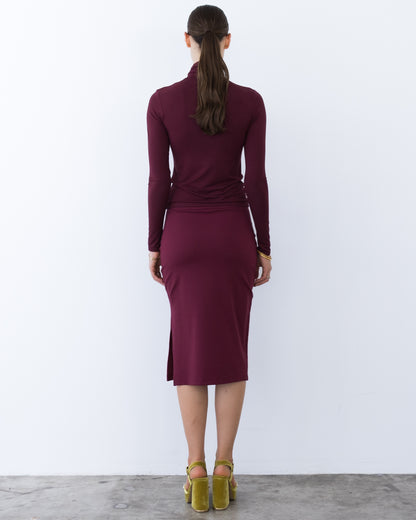 Elderberry Modal Turtleneck