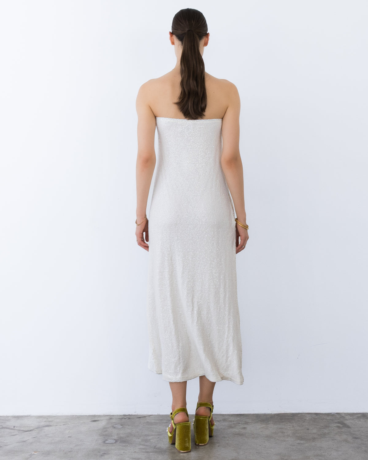Ivory Sequin Perfect Dress