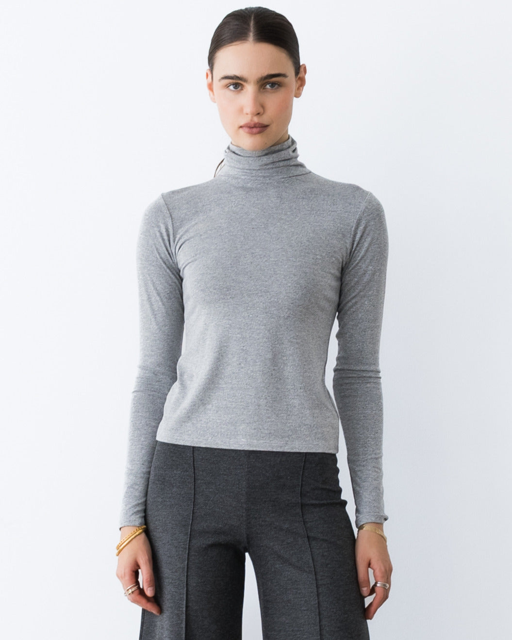 Ash Modal Turtleneck