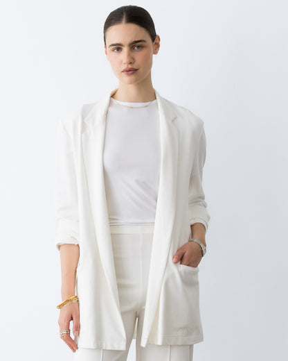 Off-White Ponte Knit Oversized Blazer