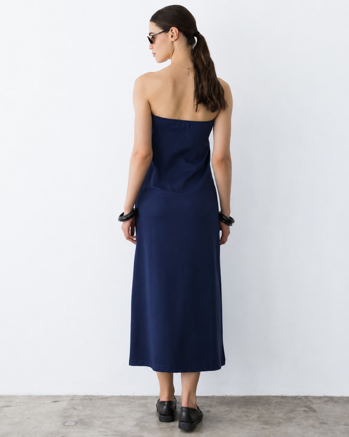 Navy Ponte Knit Perfect Dress