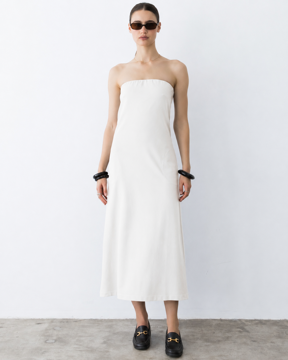 Off-White Ponte Knit Perfect Dress