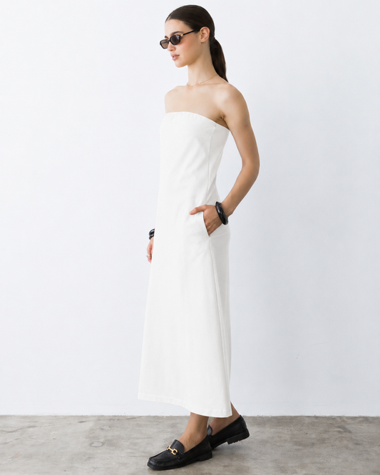 Off-White Ponte Knit Perfect Dress