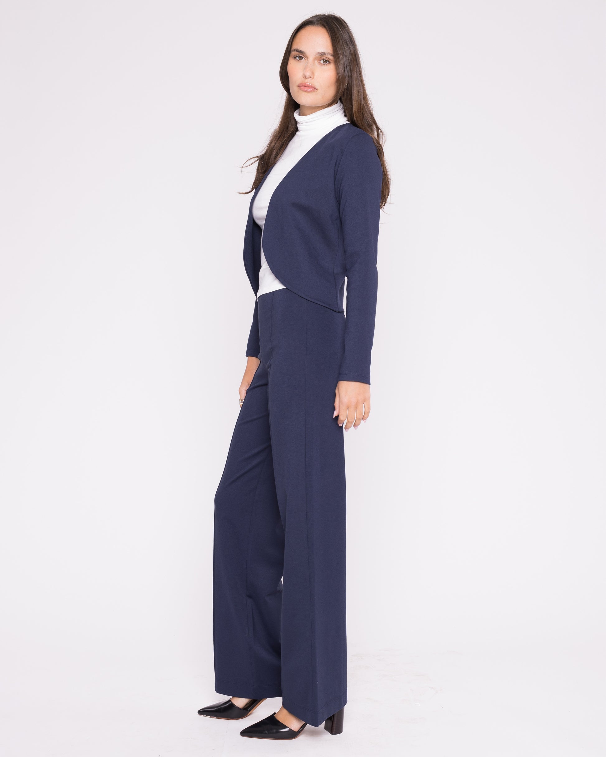 Veste boléro doublée stretch blanc femme | La Halle Veste boléro doublée stretch blanc femme | La Halle