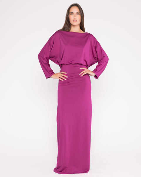 Magenta Jersey Cool Girl Dress | Ripley Rader