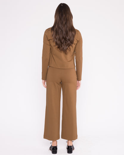Camel Ponte Knit Bolero