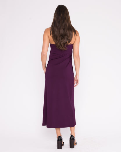Plum Ponte Knit Perfect Dress