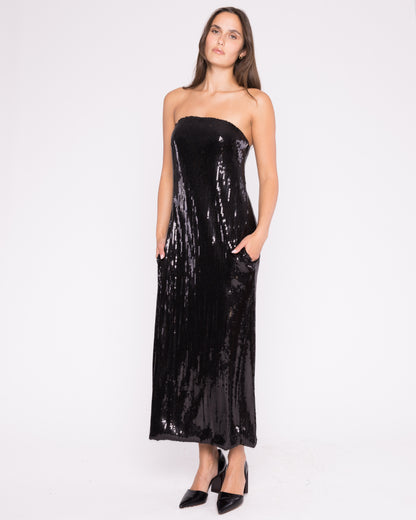 Black Sequin Perfect Dress