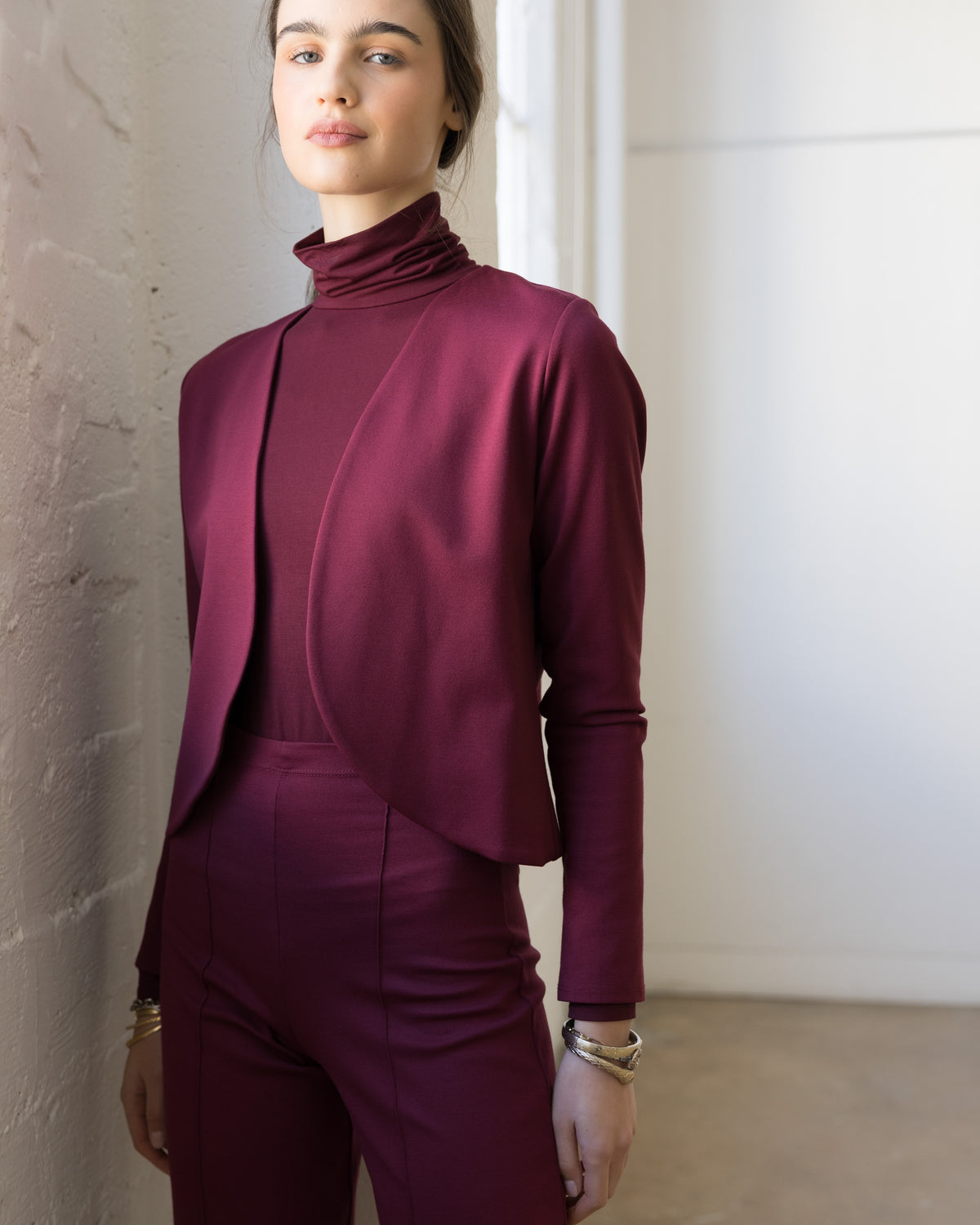 Elderberry Modal Turtleneck